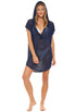 SHORT SLEEVE TUNIC WITH HOODIE - GOFRET